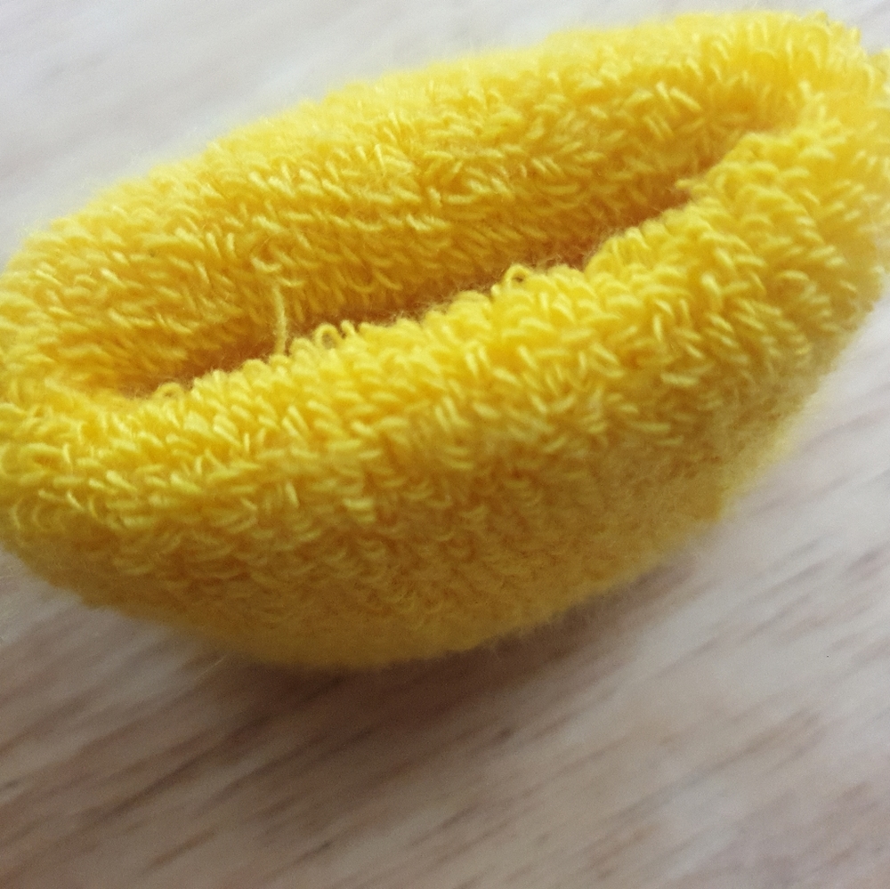 hair ties , girls , yellow